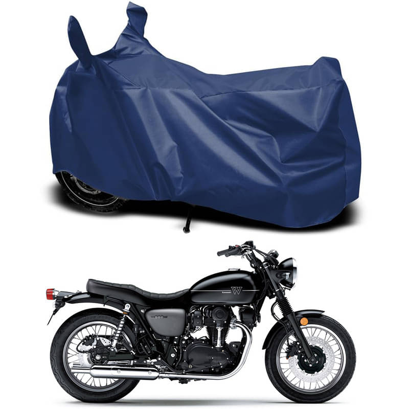     			RABABLI Bike Body Cover for kawasaki KawasaW800 ( Pack of 1 ) , Navy Blue