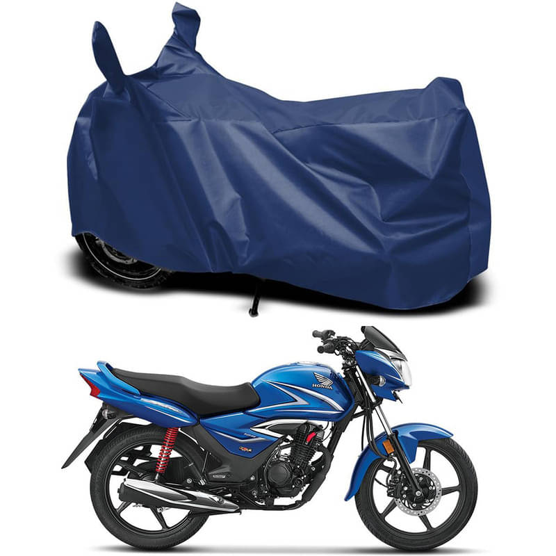     			RABABLI Bike Body Cover for Honda Honda Shine Disc ( Pack of 1 ) , Navy Blue