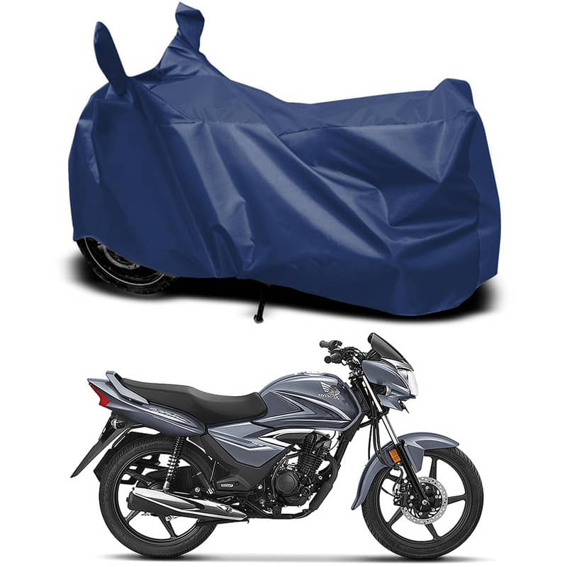     			RABABLI Bike Body Cover for Honda Honda Shine Disc ( Pack of 1 ) , Navy Blue