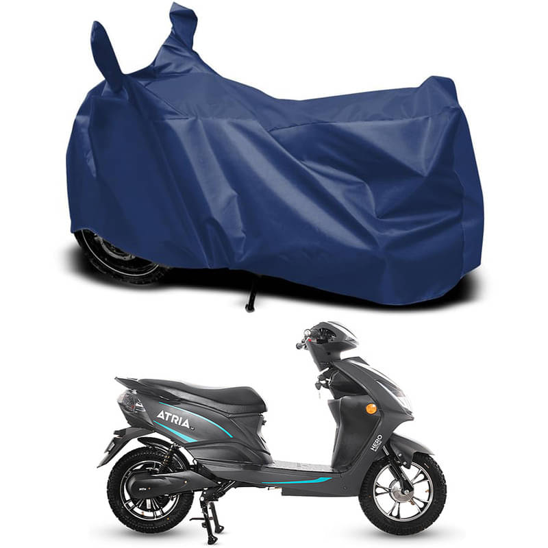 RABABLI Bike Body Cover for Hero Hero Electric Atria ( Pack of 1 ) , Navy Blue RABABLI Bike Body Cover for Hero Hero Electric Atria ( Pack of 1 ) , Navy Blue