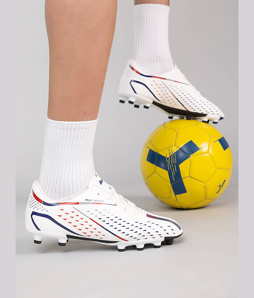 RUN SEVEN ( by GO21 ) F2 Air White Football Shoes - Sports Shoes | Buy online on ZillyBuy