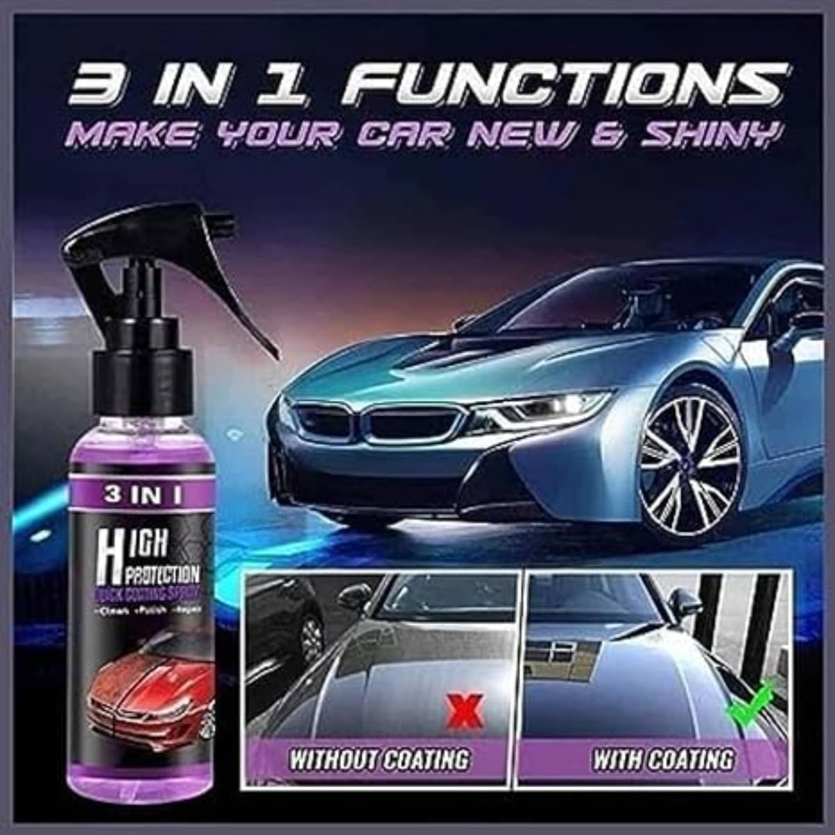     			Radhe Creation - Clear Coat Shine Polish For All Cars ( Pack of 1 )