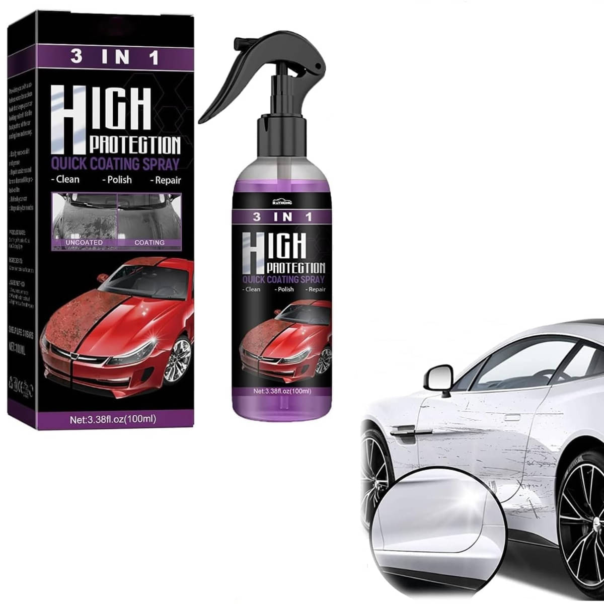     			Radhe Creation - Clear Coat Shine Polish For All Cars ( Pack of 1 )