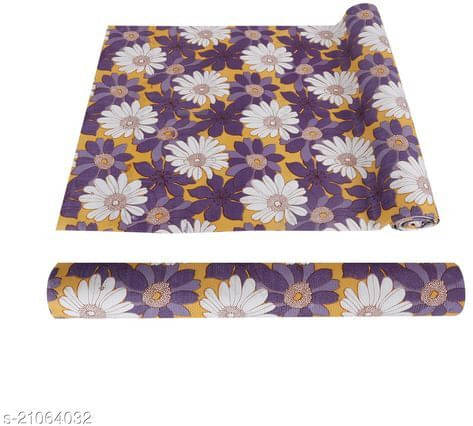     			Shelf Liner 5 M Kitchen Roll used for Wardrobe Dining Table Bathroom Fridge Shoe Rack kitchen cabinet drawer liner desk table pads Slab Roll Drawer roll Antislip Mat Size - 45x500 cm