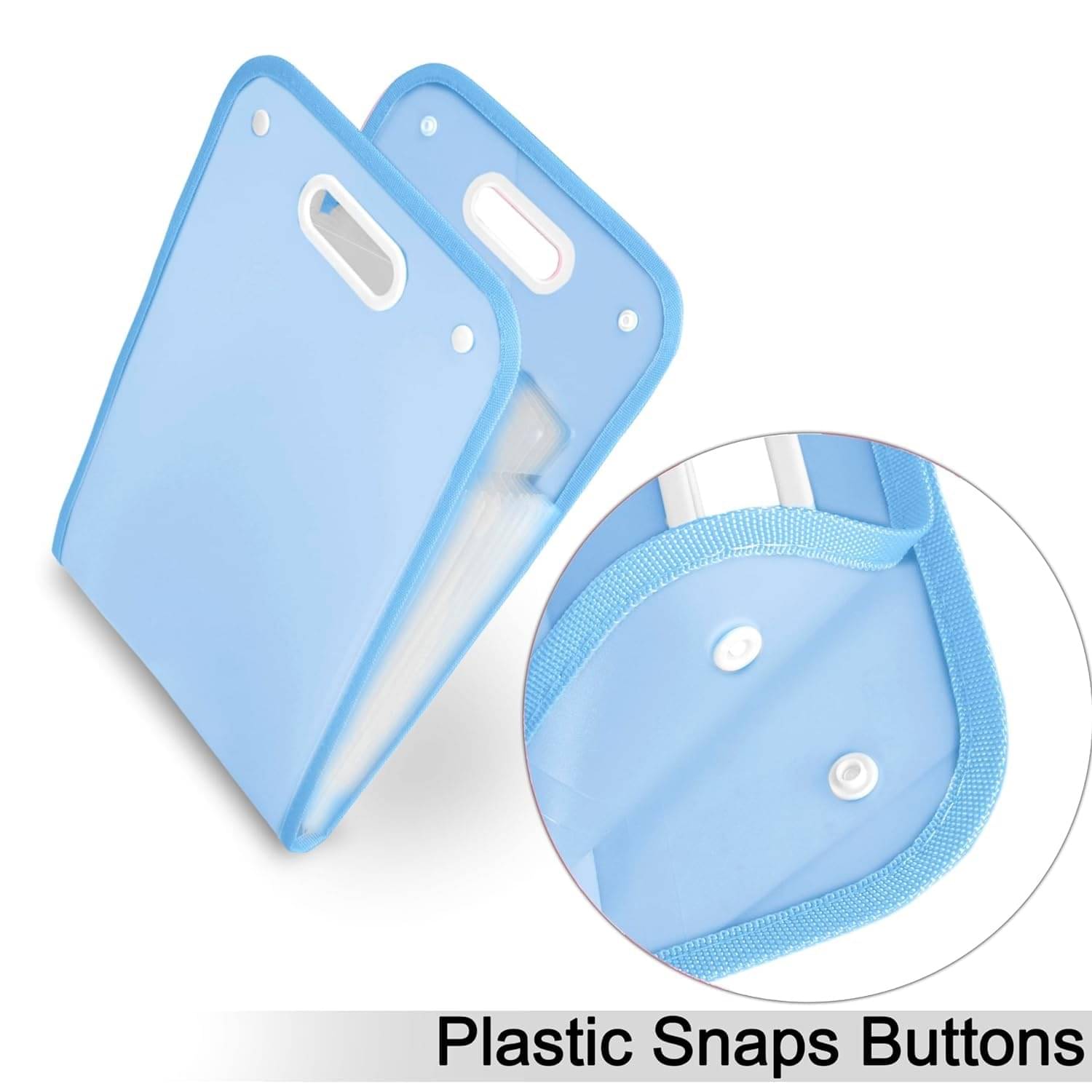     			Skindora Assorted/Multicolour Button Folder ( Pack of 1 )