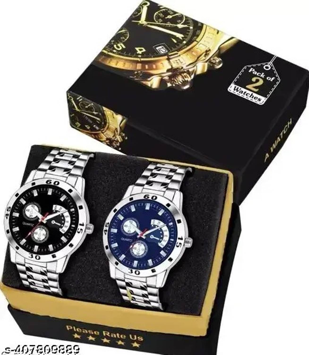     			THMT Silver Stainless Steel Analog Men's Watch