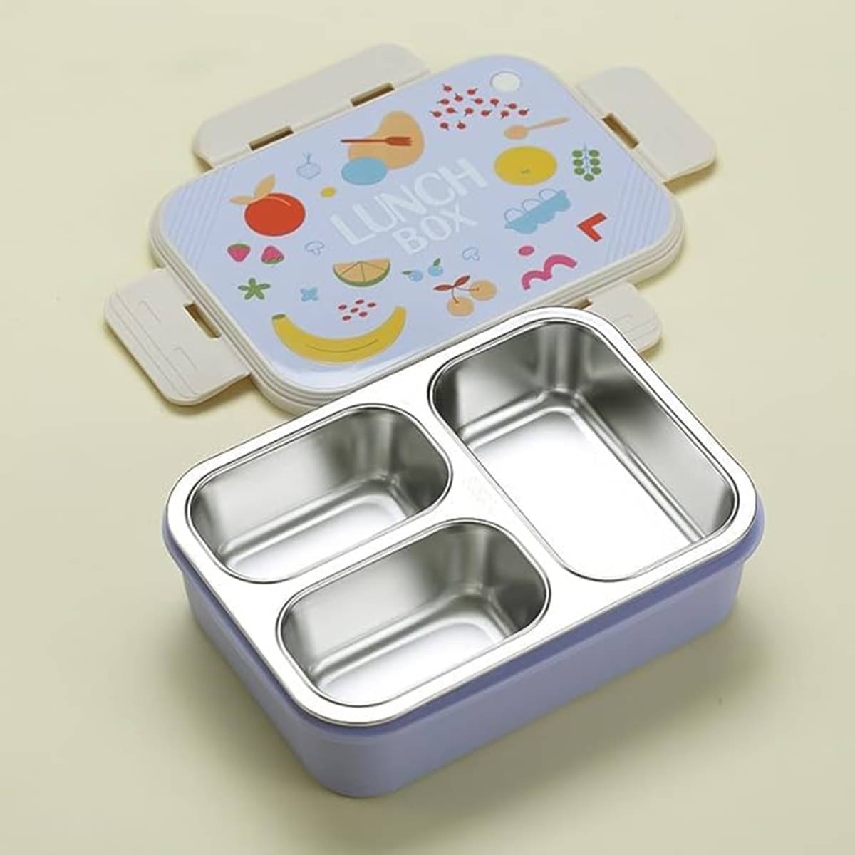 analog kichenware Kids/School/Office Stainless Steel Lunch Box 1 - Container ( Pack of 1 ) analog kichenware Kids/School/Office Stainless Steel Lunch Box 1 - Container ( Pack of 1 )