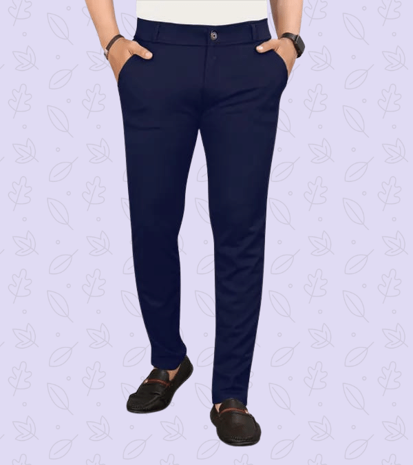    			ikigai Blue Lycra Men's Trackpants ( Pack of 1 )
