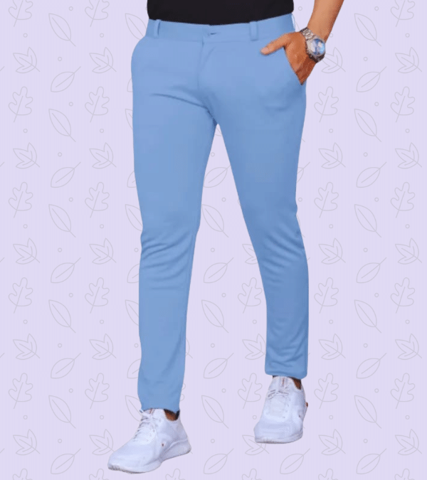 ikigai Sky Blue Lycra Men's Trackpants ( Pack of 1 ) ikigai Sky Blue Lycra Men's Trackpants ( Pack of 1 )