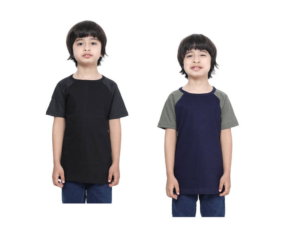     			IndiWeaves Pack of 3 Boys Cotton T-Shirt ( Multicolor )