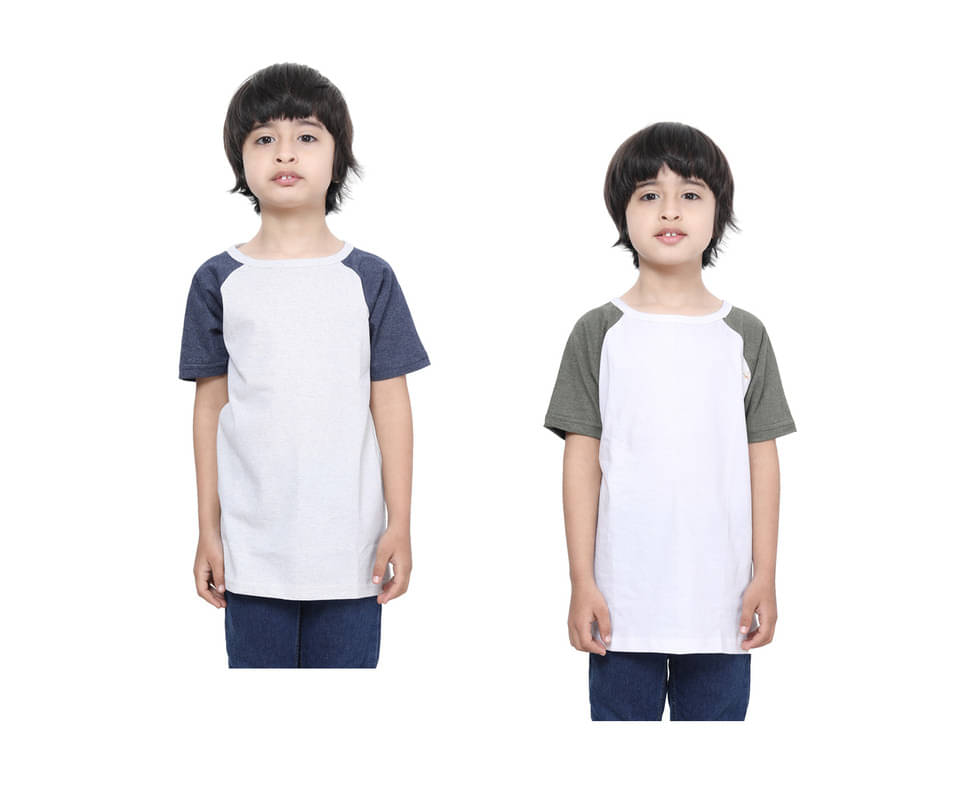     			IndiWeaves Pack of 2 Boys Cotton T-Shirt ( Multicolor )