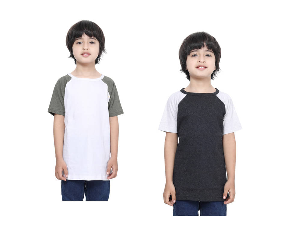     			IndiWeaves Pack of 1 Boys Cotton T-Shirt ( Multicolor )