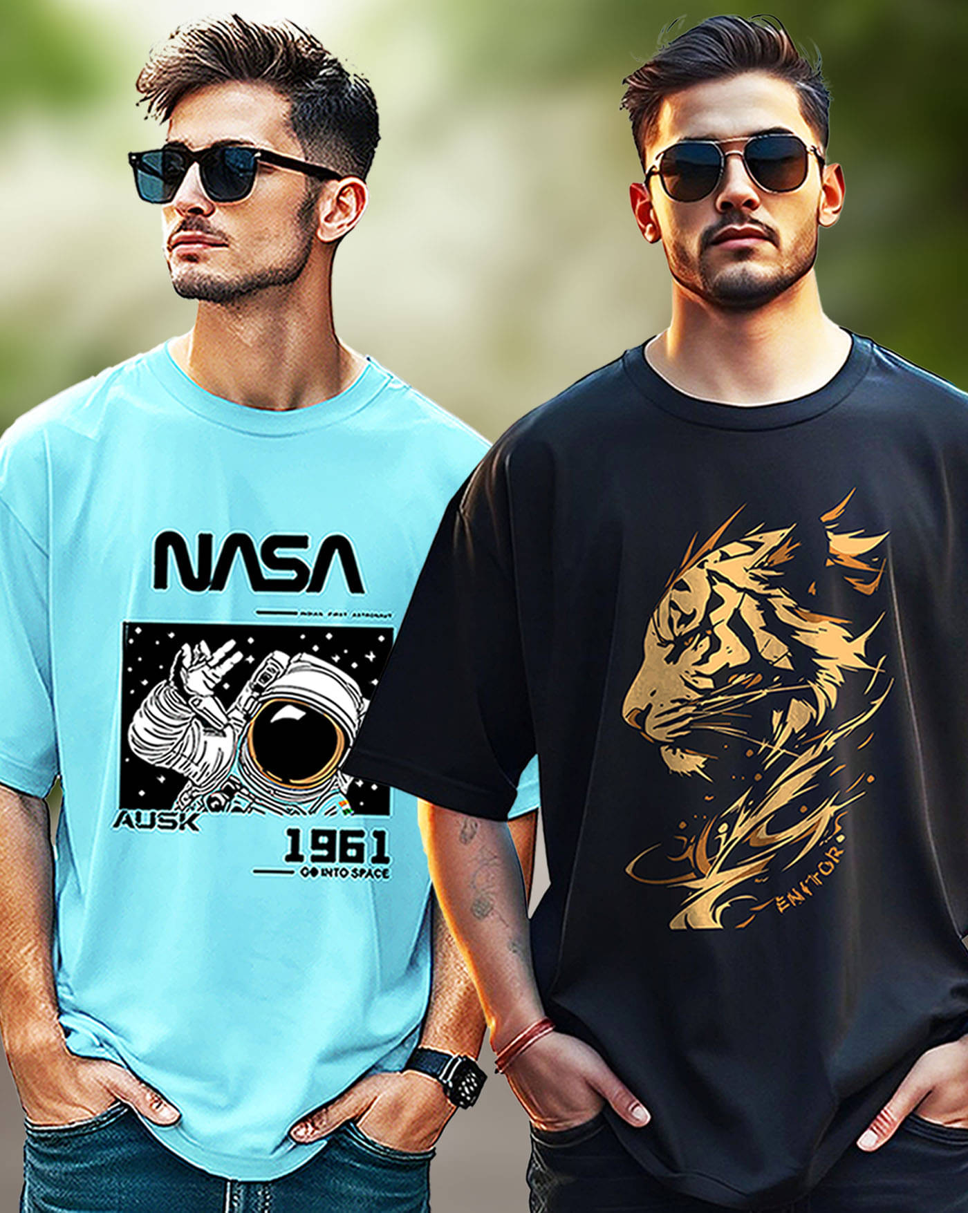 AOOSH Men Cotton Blend Oversized Fit Printed T-Shirt ( Mustard ) AOOSH Men Cotton Blend Oversized Fit Printed T-Shirt ( Mustard )
