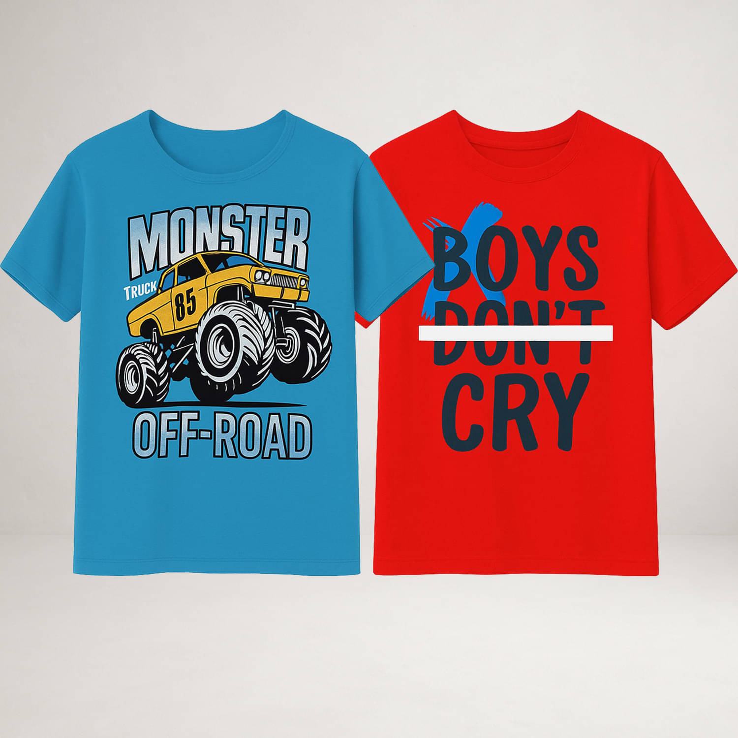     			CUTE TREND Pack of 1 Boys Cotton T-Shirt ( Multicolor 2 )