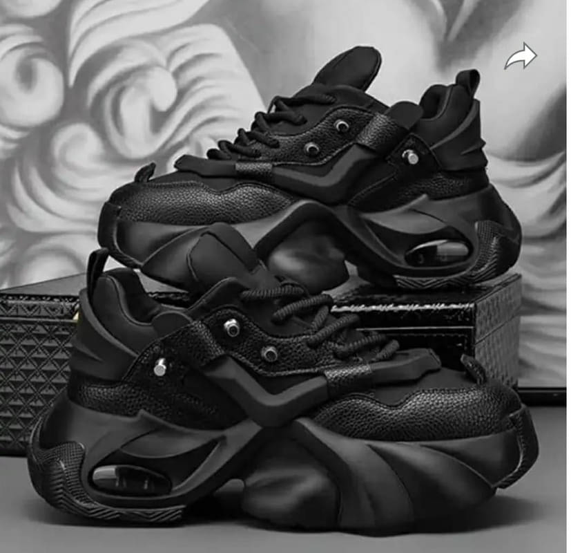     			Densu Black Men's Outdoor Shoes