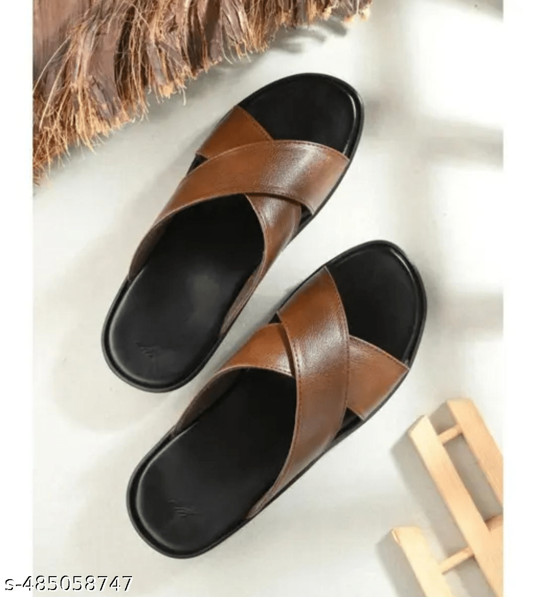     			INFINITRENZ - Brown Men's Sandals