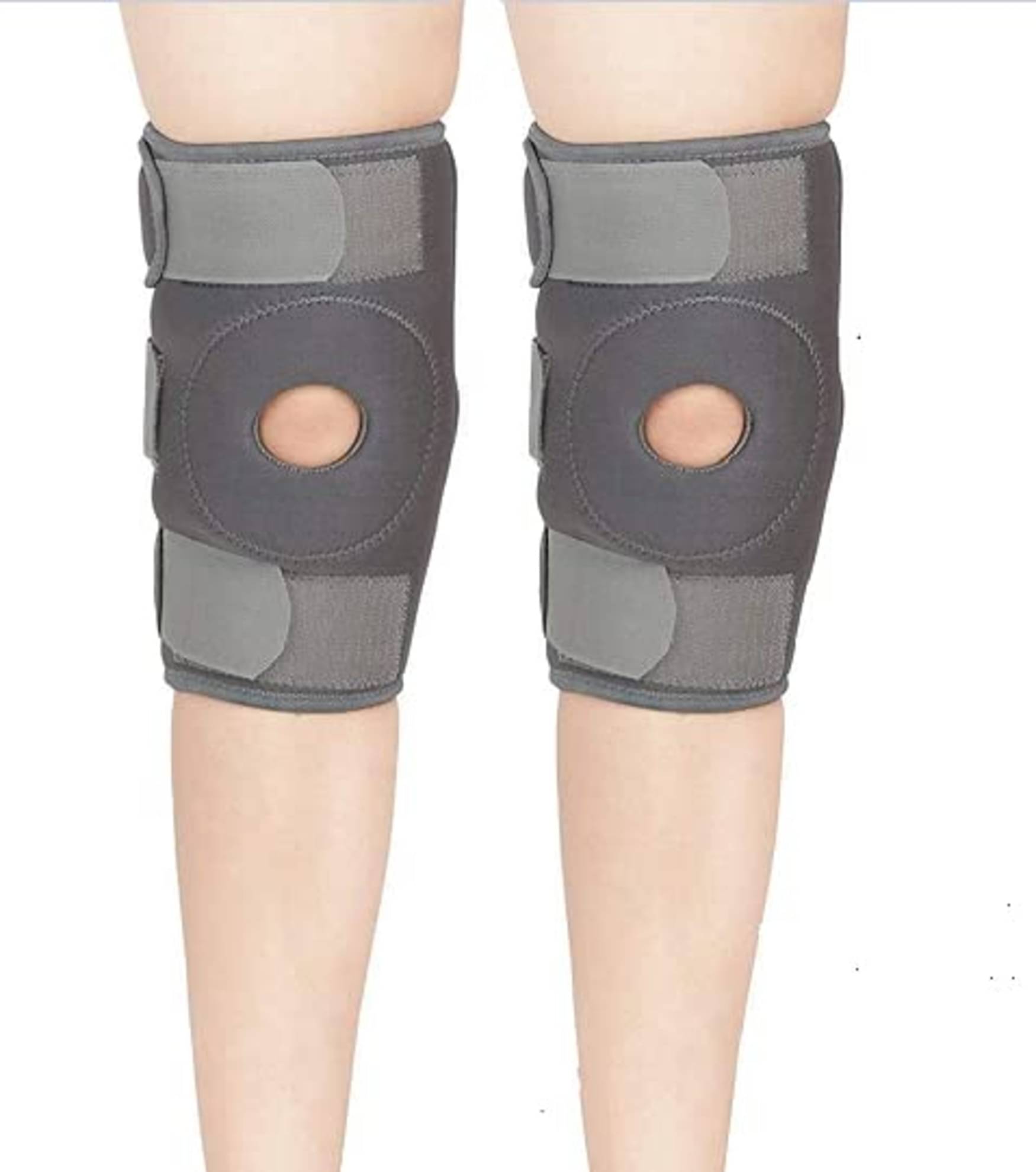 KUDIZE Grey Knee Support ( Pack of 2 ) KUDIZE Grey Knee Support ( Pack of 2 )
