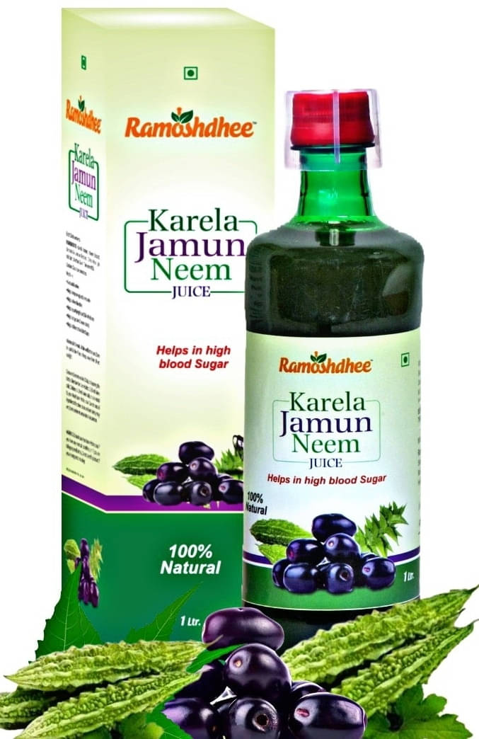 Karela Jamun Neem Juice | Clinically Proven Diabetic Care | 1ltr Karela Jamun Neem Juice | Clinically Proven Diabetic Care | 1ltr