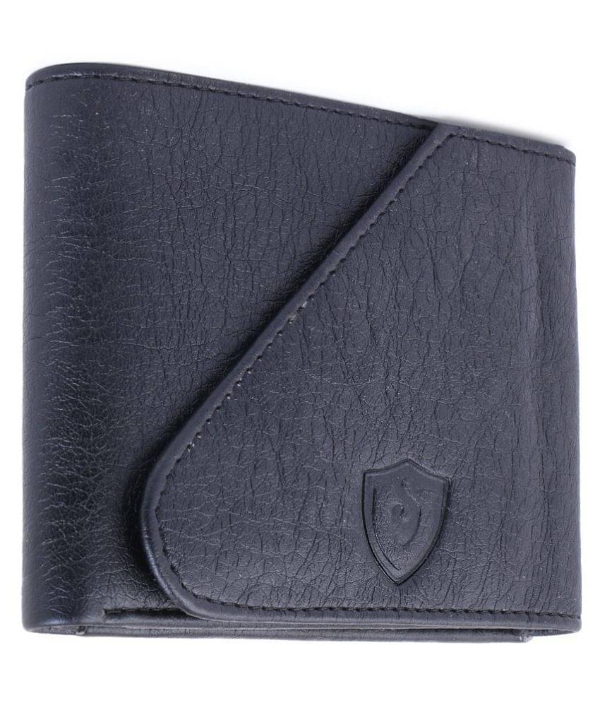     			Keviv PU Solid Men's Two Fold Wallet With 7 Slots For Card ( Black , Pack of 1 )