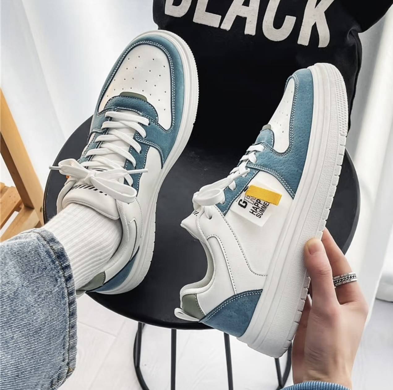     			Labbin Sneaker Blue Men's Lifestyle Shoes