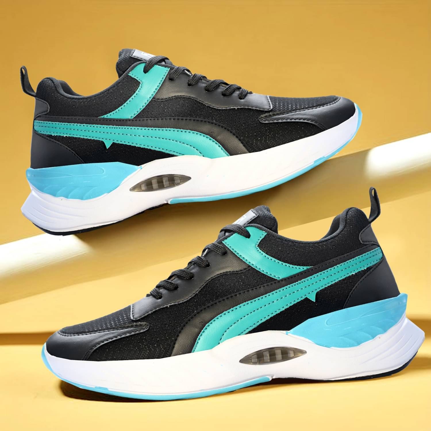     			Labbin Sneakers Black Men's Lifestyle Shoes