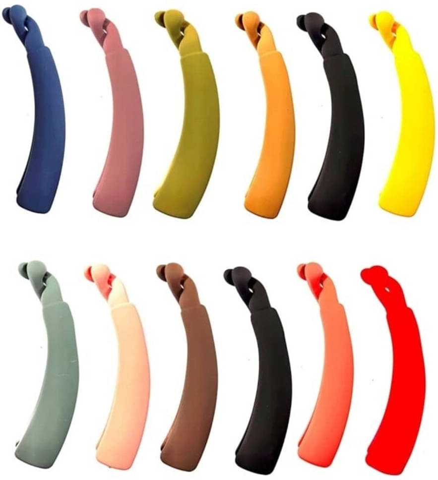     			Mehak Creation Multi Women's Banana Clip ( Pack of 12 )