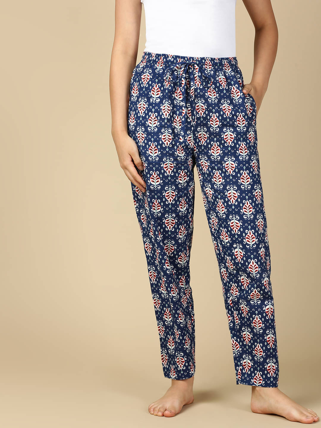     			PYNK Pack of 1 Cotton Regular Women's Casual Pants ( Multicolor 1 )