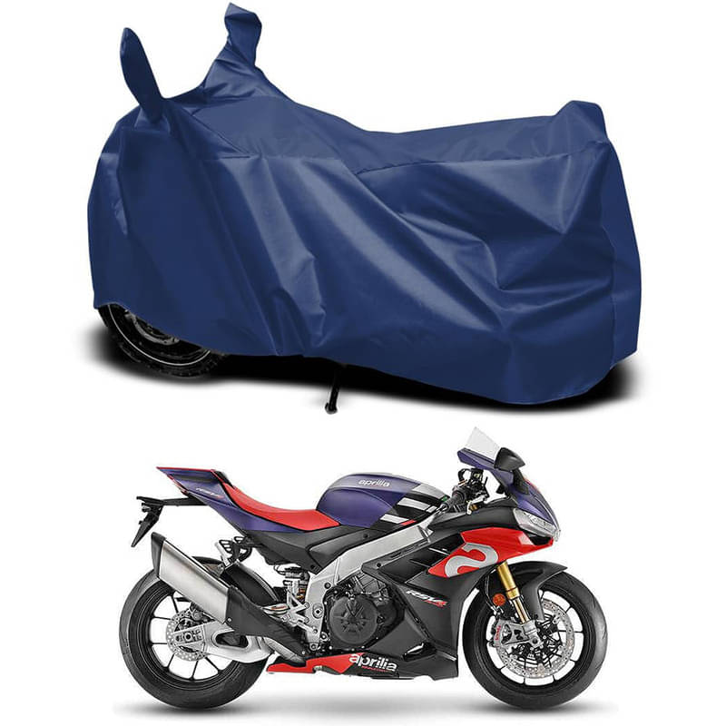 RABABLI Bike Body Cover for Aprilia Aprilia RSV4 1100 Factory ( Pack of 1 ) , Navy Blue RABABLI Bike Body Cover for Aprilia Aprilia RSV4 1100 Factory ( Pack of 1 ) , Navy Blue