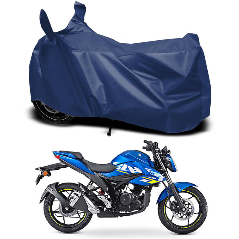 RABABLI Bike Body Cover for Suzuki Suzuki Gixxer ABS BS6 ( Pack of 1 ) , Navy Blue RABABLI Bike Body Cover for Suzuki Suzuki Gixxer ABS BS6 ( Pack of 1 ) , Navy Blue