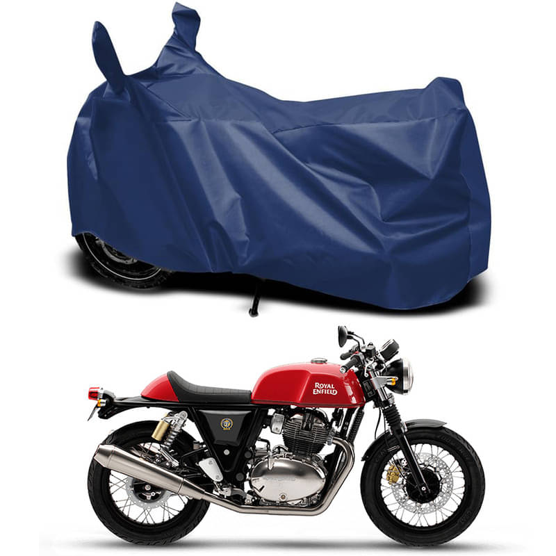     			RABABLI Bike Body Cover for Royal Enfield Royal Enfie Continental GT 650 DUX ( Pack of 1 ) , Navy Blue