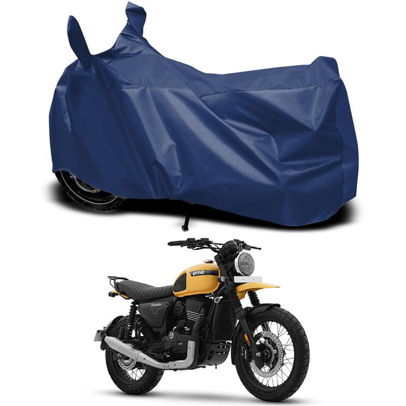 RABABLI Bike Body Cover for Yezdi Yezdi Scrambler Single ( Pack of 1 ) , Navy Blue     			RABABLI Bike Body Cover for Yezdi Yezdi Scrambler Single ( Pack of 1 ) , Navy Blue