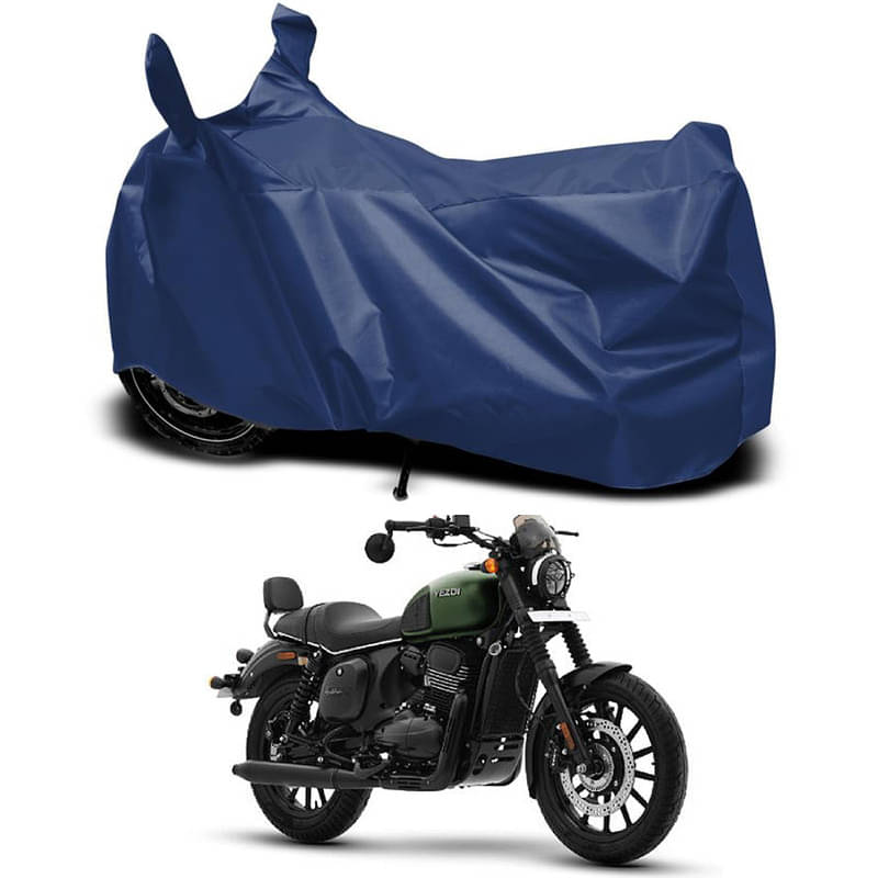     			RABABLI Bike Body Cover for Yezdi Yezdi Roadster Hunter ( Pack of 1 ) , Navy Blue