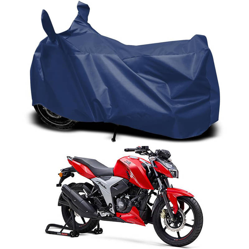     			RABABLI Bike Body Cover for TVS TVS Apache RTR 160 4V BS6 ( Pack of 1 ) , Navy Blue