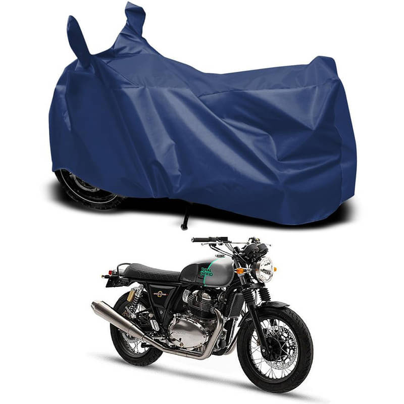 RABABLI Bike Body Cover for Royal Enfield Royal Enfie Interceptor 650 Mark ( Pack of 1 ) , Navy Blue RABABLI Bike Body Cover for Royal Enfield Royal Enfie Interceptor 650 Mark ( Pack of 1 ) , Navy Blue