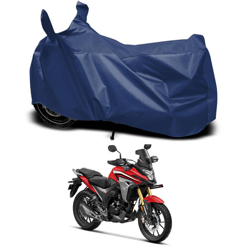     			RABABLI Bike Body Cover for Honda Honda CB200X DX ( Pack of 1 ) , Navy Blue