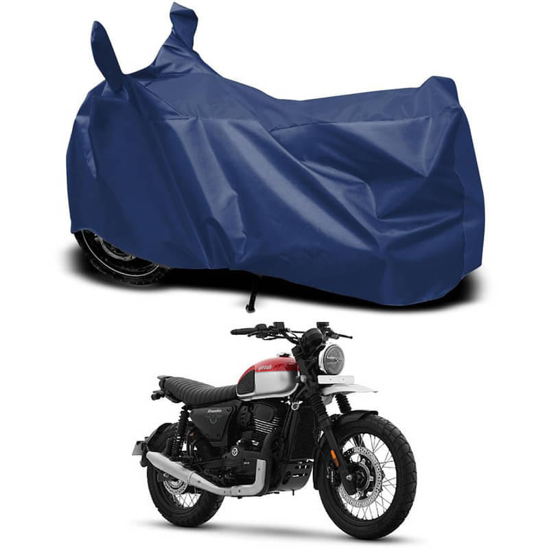 RABABLI Bike Body Cover for Yezdi Yezdi Scrambler ( Pack of 1 ) , Navy Blue     			RABABLI Bike Body Cover for Yezdi Yezdi Scrambler ( Pack of 1 ) , Navy Blue