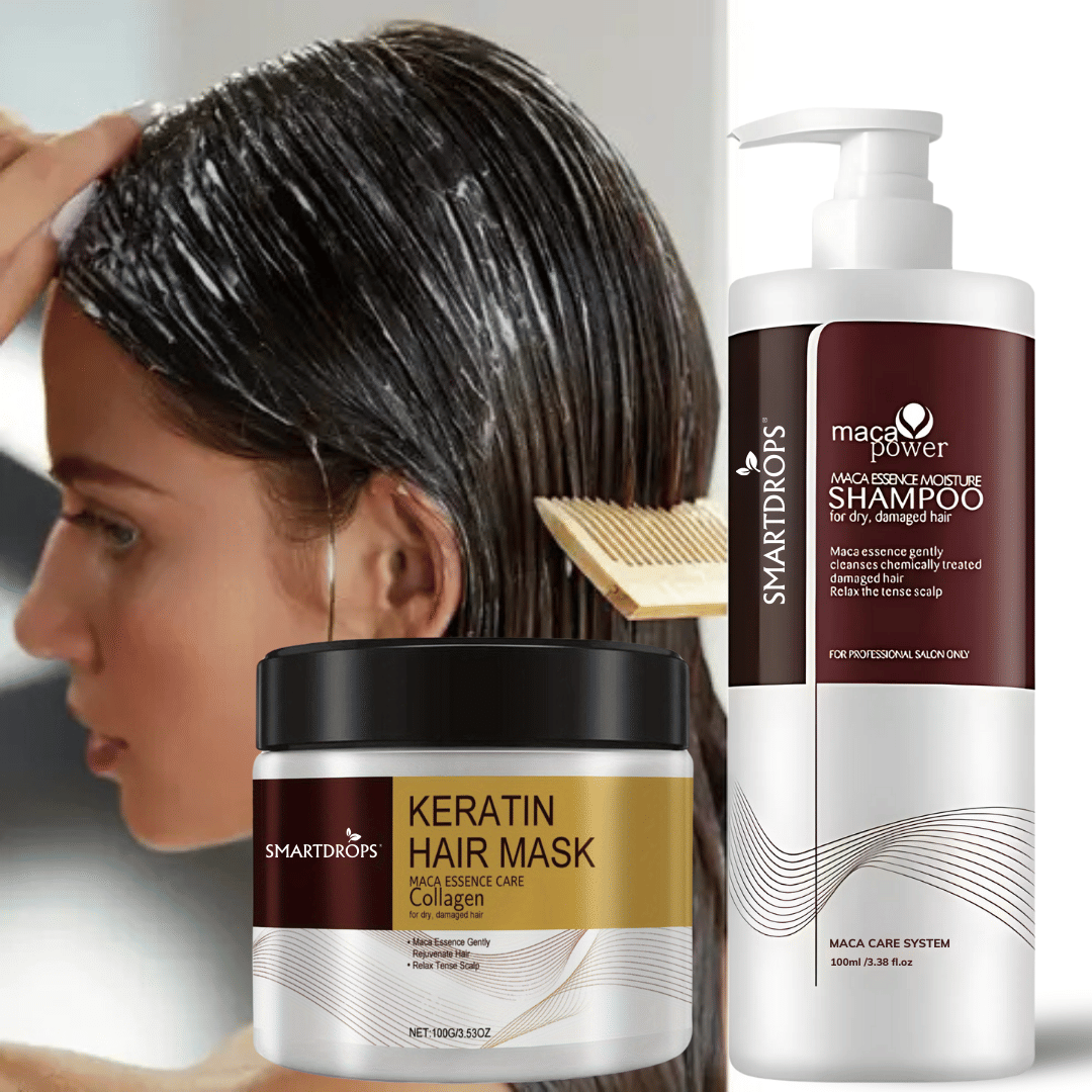 Smooth and Silky Hair - Anti Dandruff Hair Mask And Shapmoo | Hair Care Combo Use For Men And Women