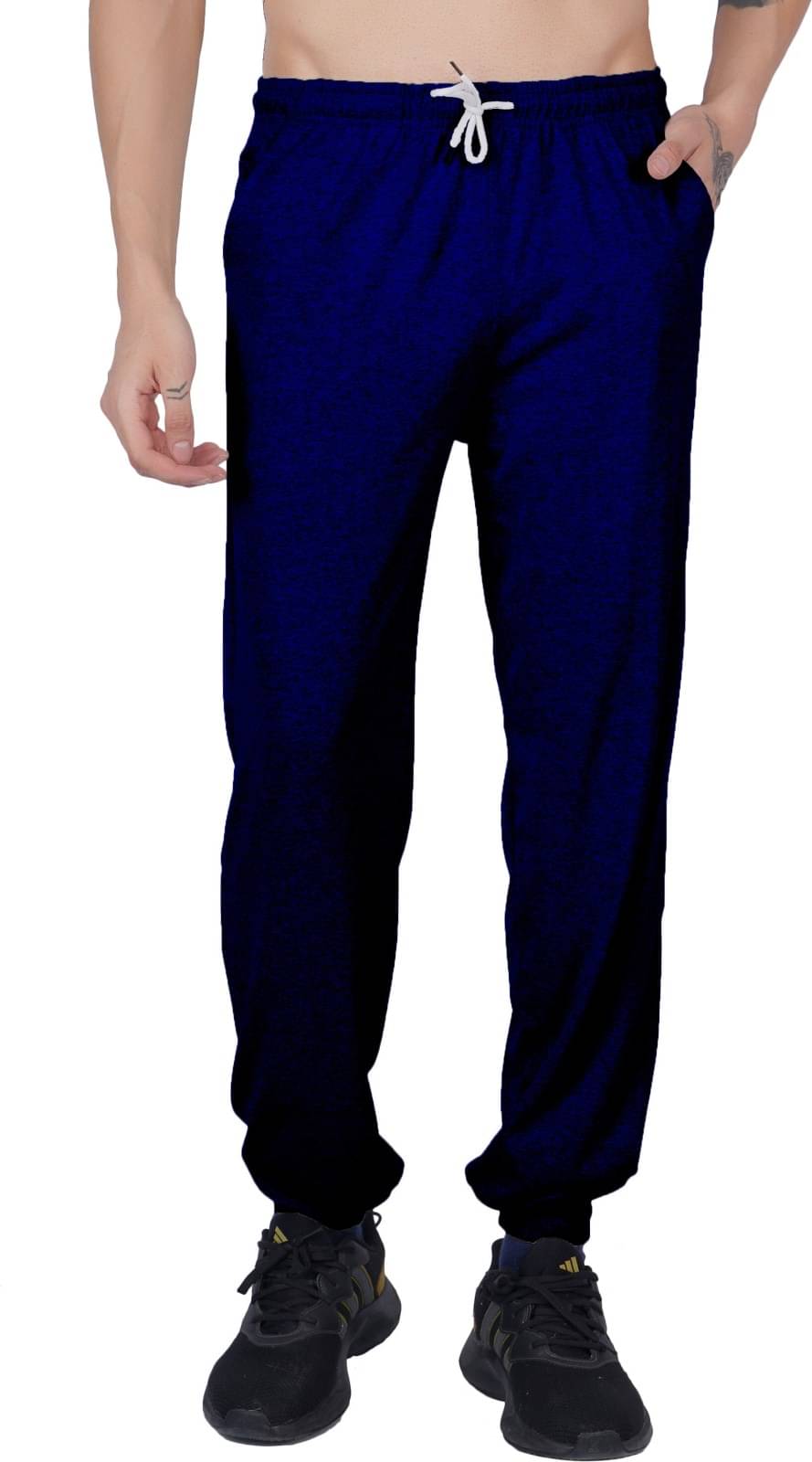     			Urboholic Blue Cotton Blend Men's Joggers ( Pack of 1 )