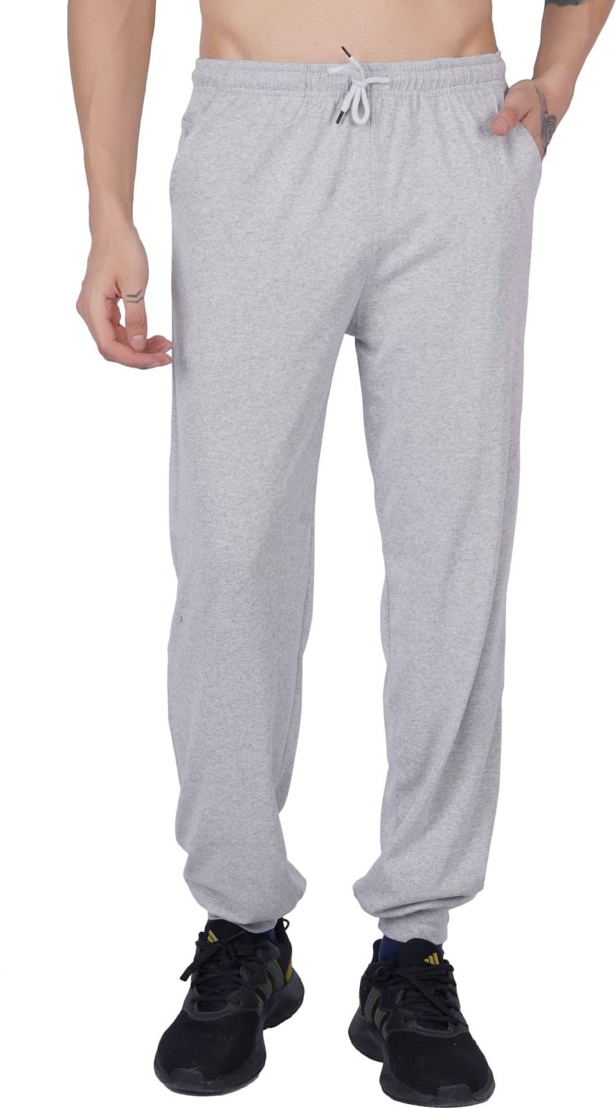 Urboholic Grey Cotton Blend Men's Joggers ( Pack of 1 )     			Urboholic Grey Cotton Blend Men's Joggers ( Pack of 1 )