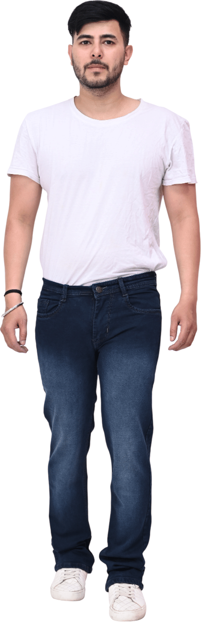     			hibok Faded Men's Jeans - Dark Blue ( Pack of 1 )