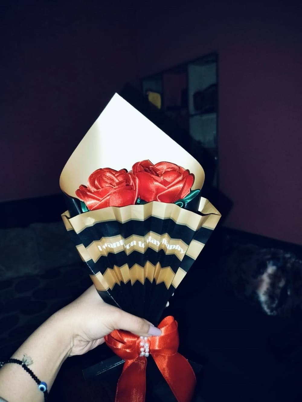     			petal crafted - Red Rose Artificial Flower ( Pack of 1 )