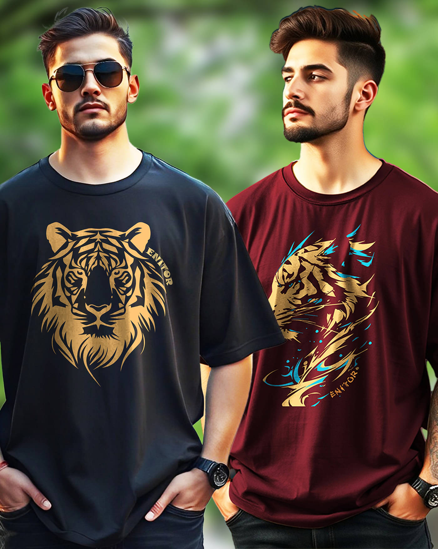 AOOSH Men Cotton Blend Oversized Fit Printed T-Shirt ( Black ) AOOSH Men Cotton Blend Oversized Fit Printed T-Shirt ( Black )