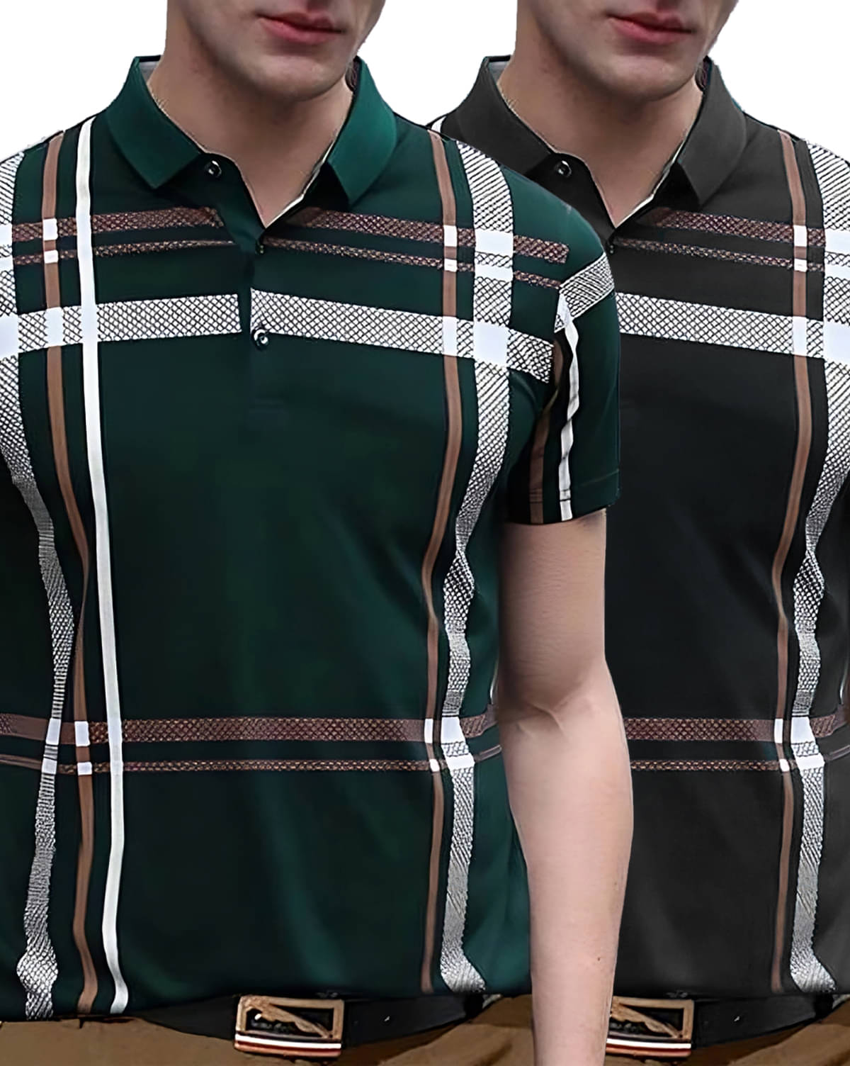 AOOSH Men Cotton Blend Regular Fit Printed Polo T Shirt ( Turquoise ) AOOSH Men Cotton Blend Regular Fit Printed Polo T Shirt ( Turquoise )