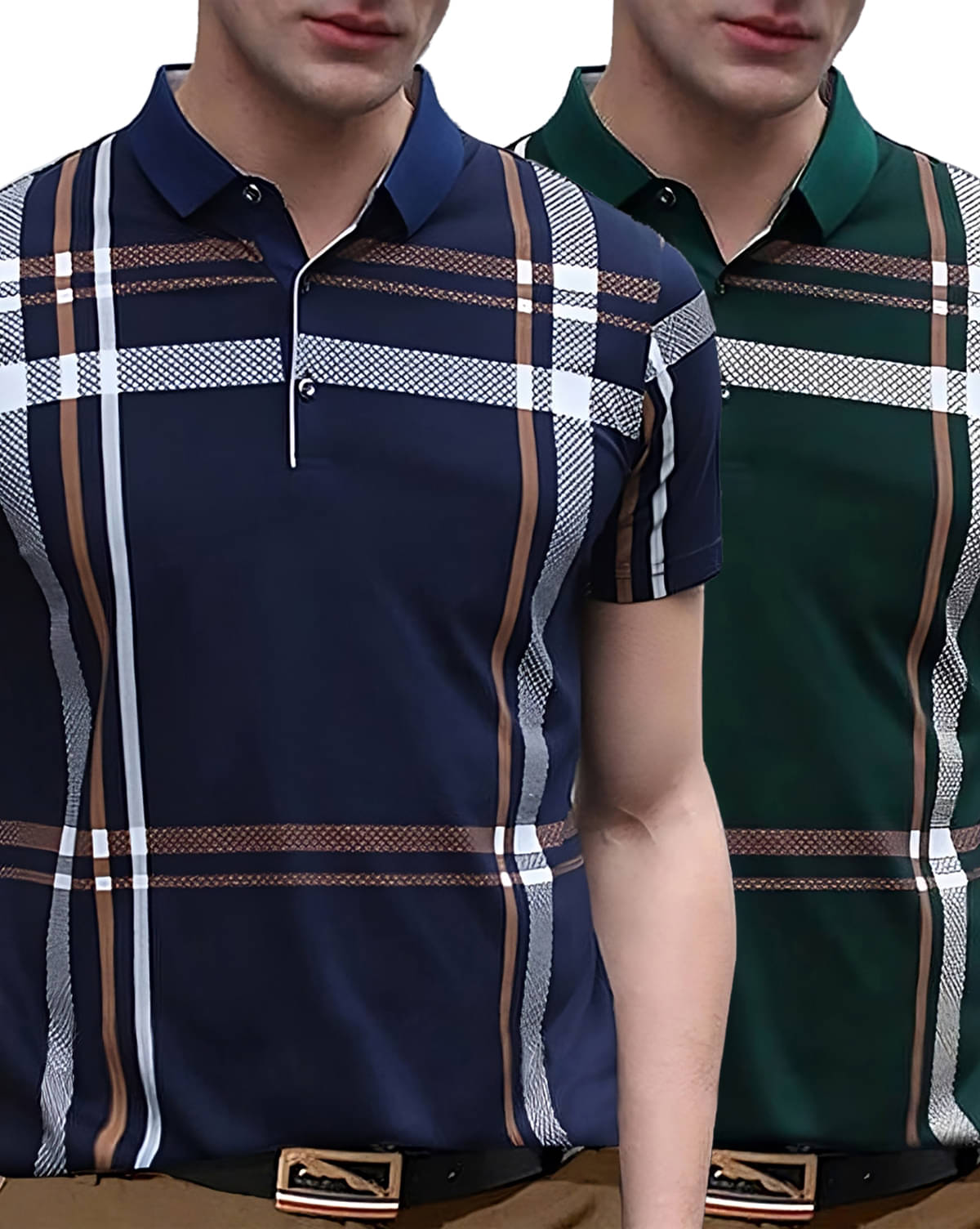 AOOSH Men Cotton Blend Regular Fit Printed Polo T Shirt ( Navy Blue ) AOOSH Men Cotton Blend Regular Fit Printed Polo T Shirt ( Navy Blue )
