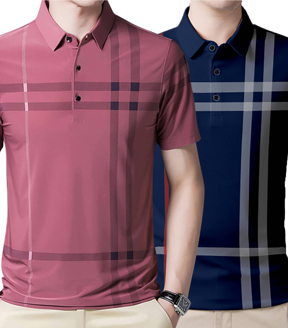 AOOSH Men Cotton Blend Regular Fit Printed Polo T Shirt ( Navy ) AOOSH Men Cotton Blend Regular Fit Printed Polo T Shirt ( Navy )