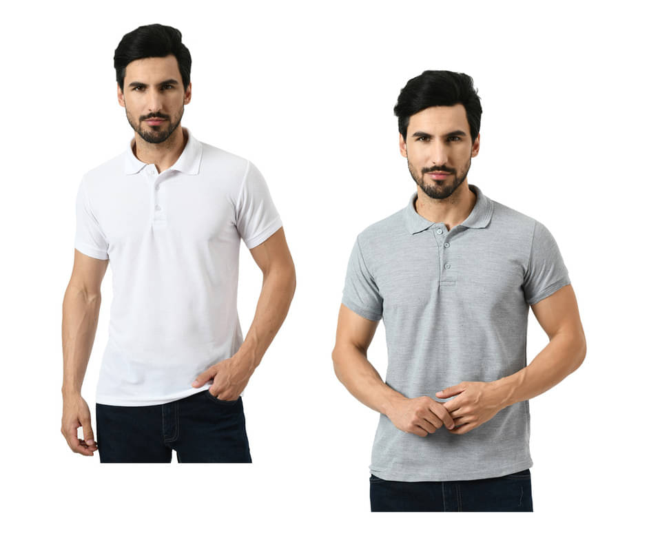     			IndiWeaves Men Polyester Regular Fit Solid T-Shirt ( Multicolor )