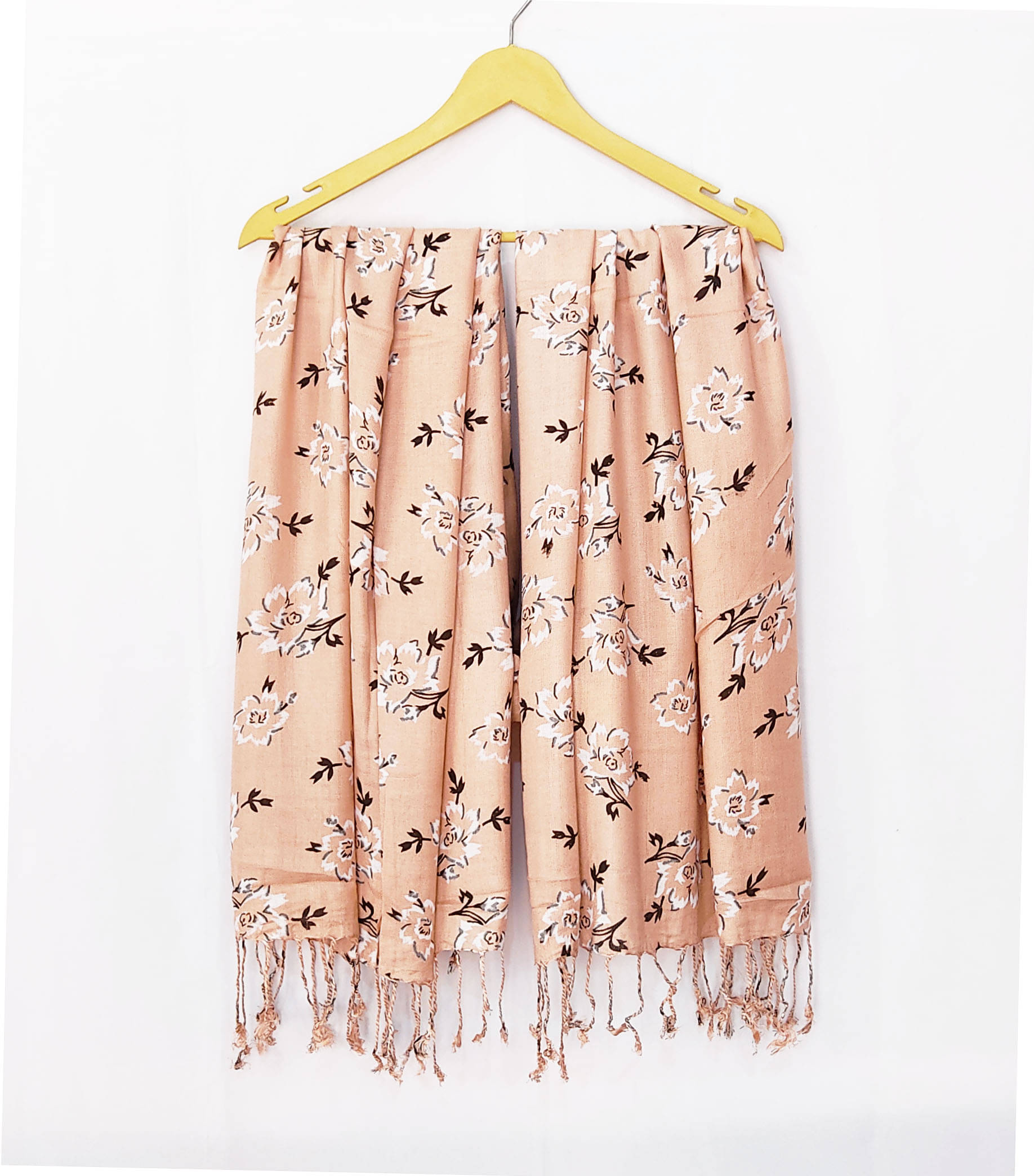 Pink Lime Stole Beige Rayon Women's Scarf ( Pack of 1 )     			Pink Lime Stole Beige Rayon Women's Scarf ( Pack of 1 )