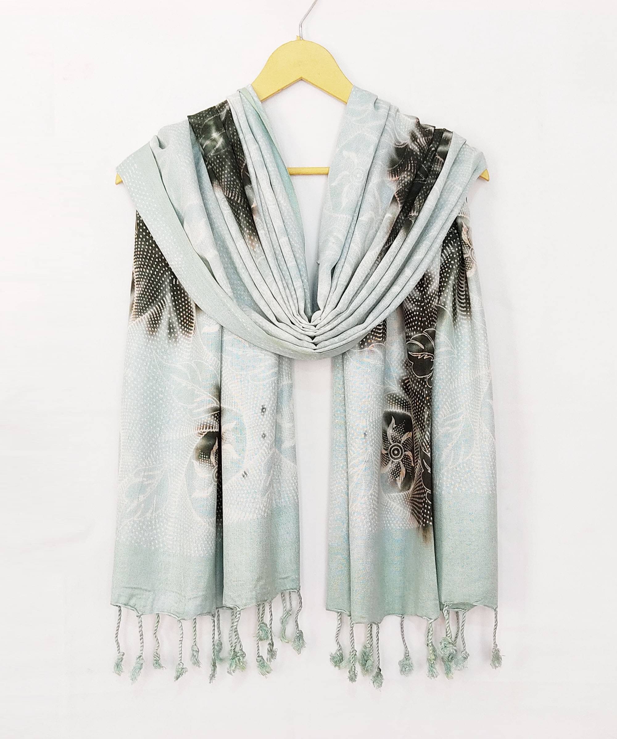 Pink Lime Stole Green Rayon Women's Scarf ( Pack of 1 ) Pink Lime Stole Green Rayon Women's Scarf ( Pack of 1 )