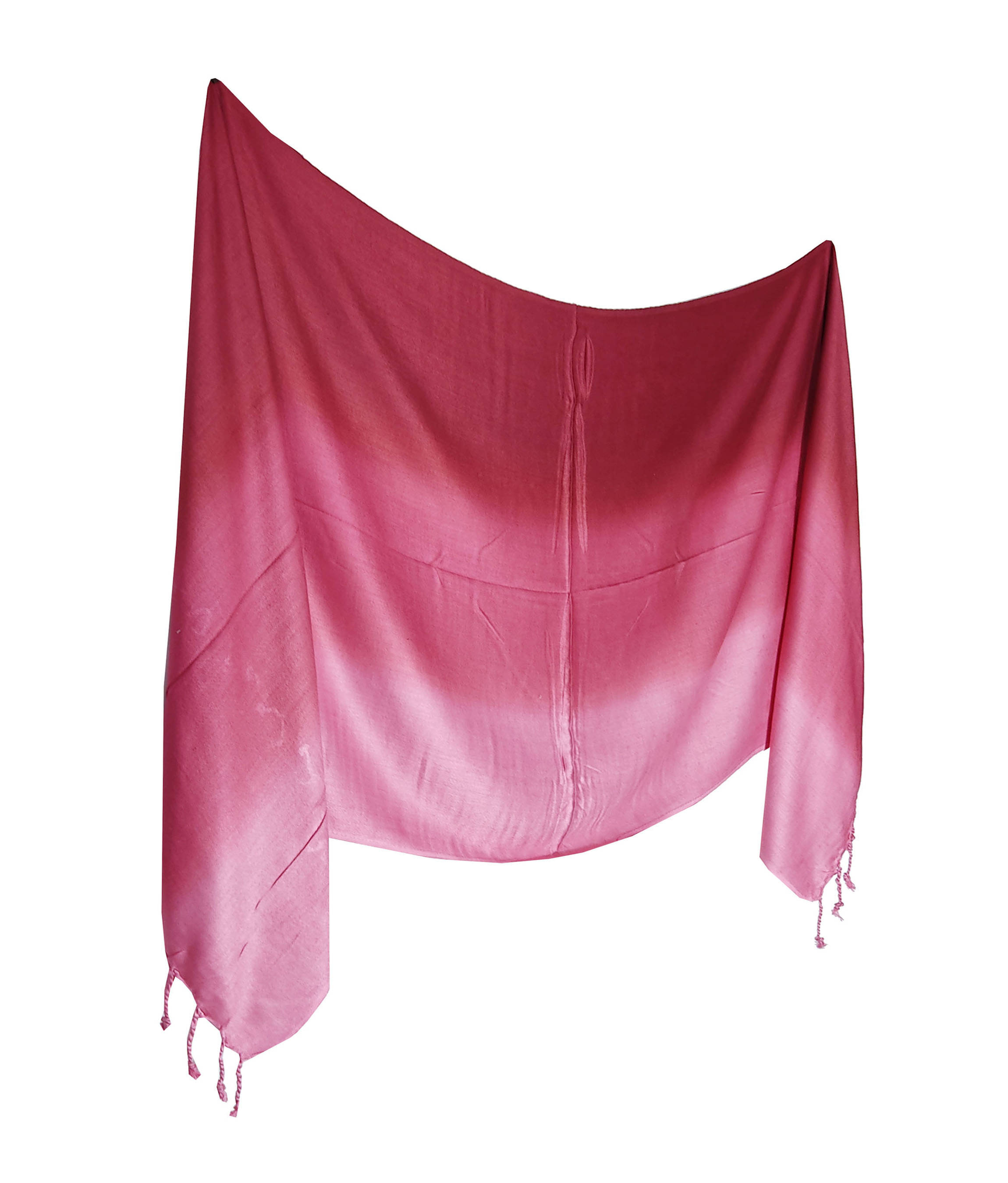     			Pink Lime Stole Maroon Satin Women's Scarf ( Pack of 1 )