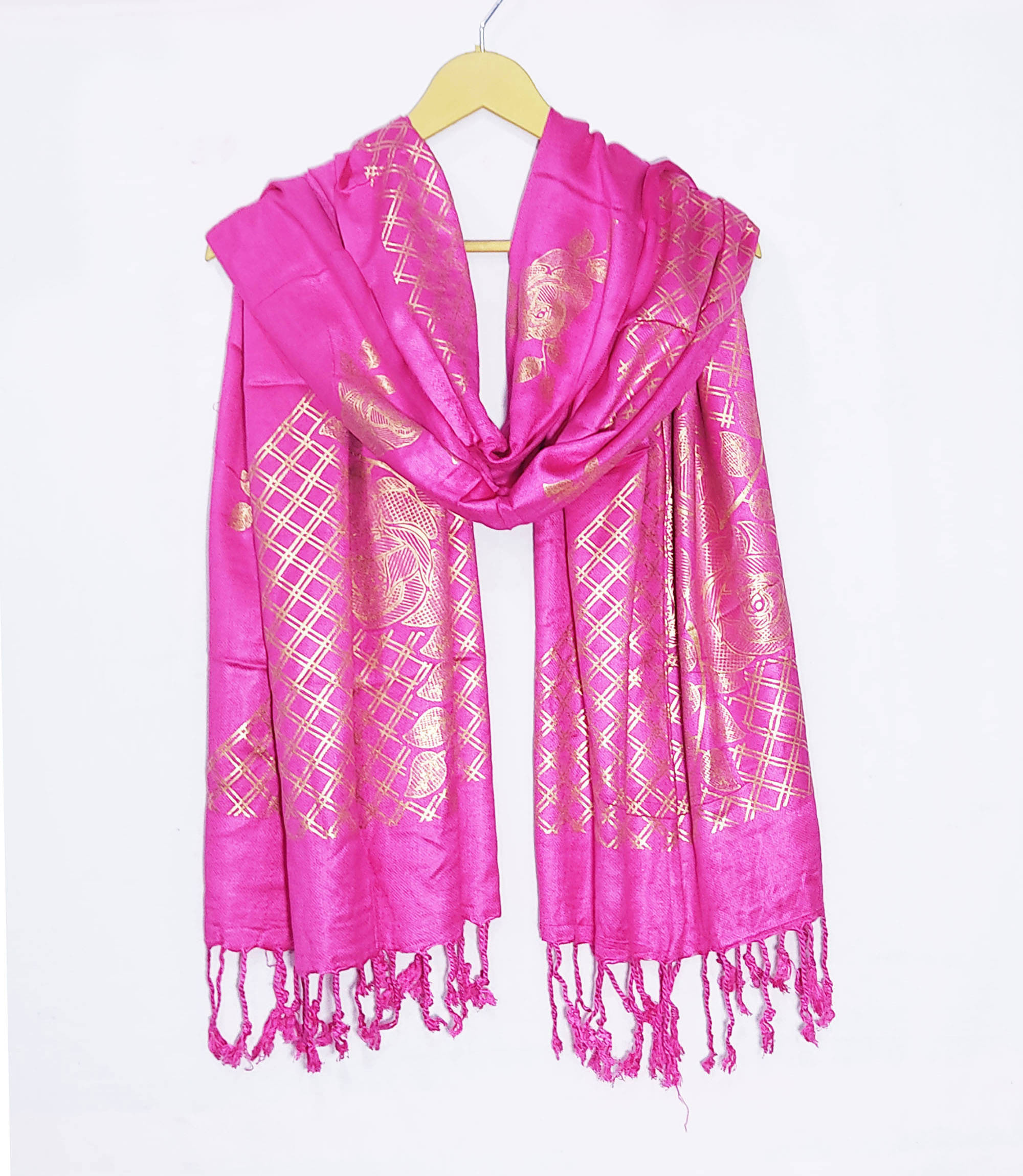 Pink Lime Stole Pink Satin Women's Scarf ( Pack of 1 ) Pink Lime Stole Pink Satin Women's Scarf ( Pack of 1 )